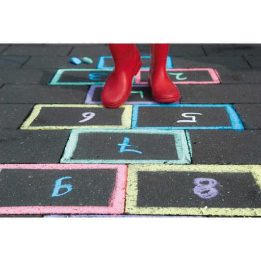 Apli Kids WHITE TABULE CHALK 10 ks NÁKRES