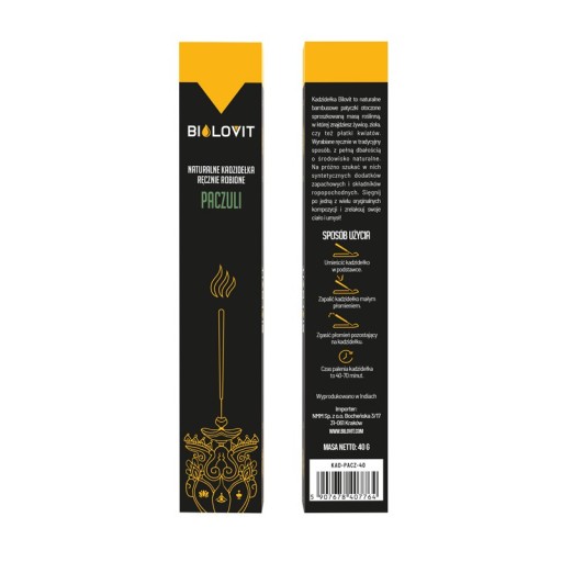 Indické vonné tyčinky Patchouli Incense
