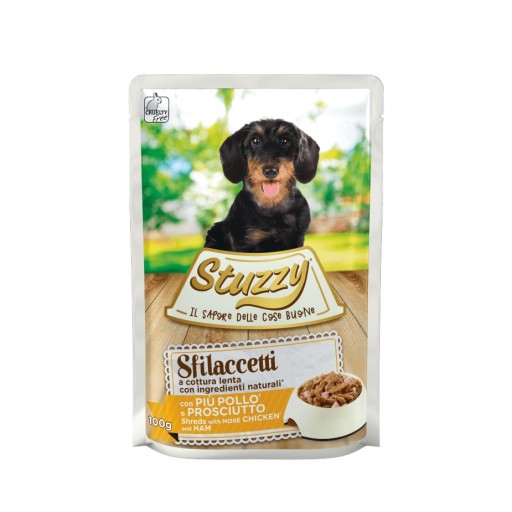 Stuzzy ŠPECIALITA vrecúška kuracia šunka 100g
