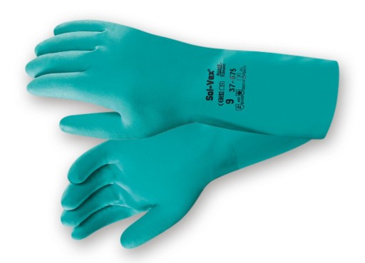 CHEMICKÉ RUKAVICE ALPHATEC SOLVEX 37-675 ANSELL 9