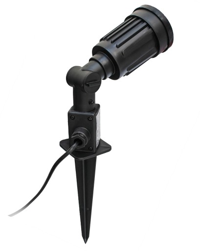 Nárazová záhradná lampa Jumi čierna
