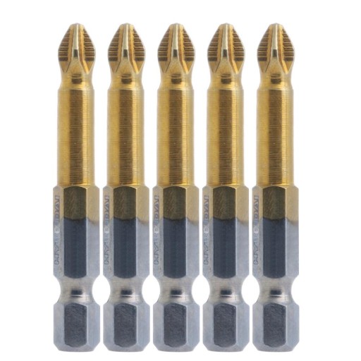 Skrutkovacie bity TORX PH2, 2ks, TITANIUM
