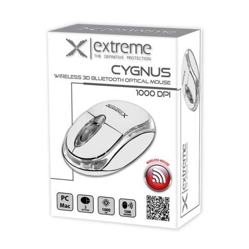 ESPERANZA 3D Bluetooth myš Cygnus biela