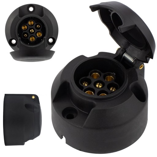 7 PIN / 12V pólová zásuvka