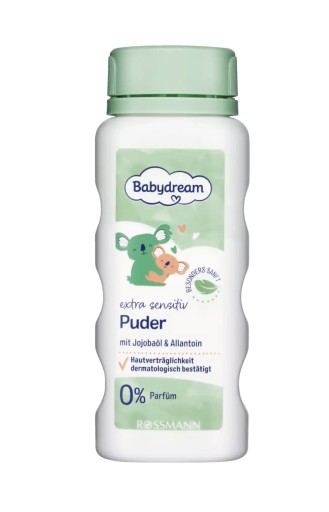 BABYDREAM POWDER Extra Sensitiv pre deti 100g Z NEMECKA