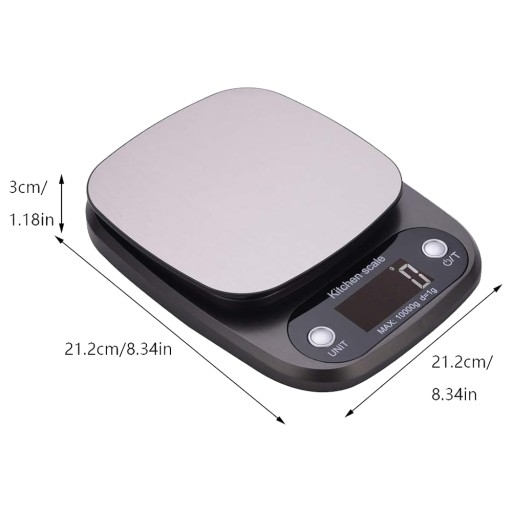 ELEKTRONICKÁ PRESNÁ KUCHYŇSKÁ VÁHA 5 kg/1g LCD