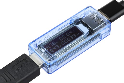 USB TESTER MERAČ NAPÄTIA AKTUÁLNEJ KAPACITY BATÉRIE VOLTMETER AMPÉR
