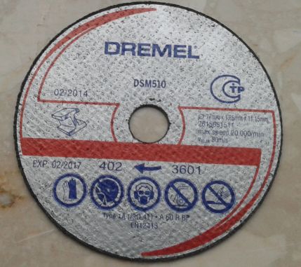Kotúč Dremel DSM510 na rezanie kovu a plastov