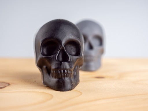 DEKORATÍVNE MYDLO DARČEK LEBKA LEBEKA halloween NARODENINOVÁ SVADBA 2x