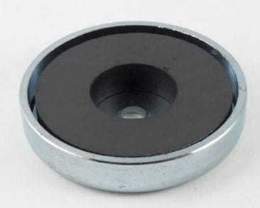 B50F Zn UM 50 x 21/5,5 x 10 držiak feritového magnetu s plochou hlavou