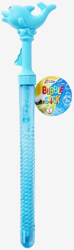 MEČ MYDLOVÉ BUBLINY XXL 54-CM! 200-ML MODRÝ DELFÍN