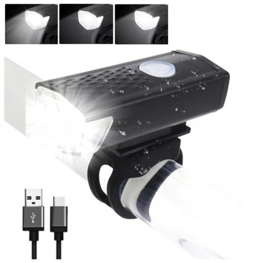 LED CYKLISTIKA PREDNÁ + ZADNÁ - VODEODOLNÁ - SET - CE