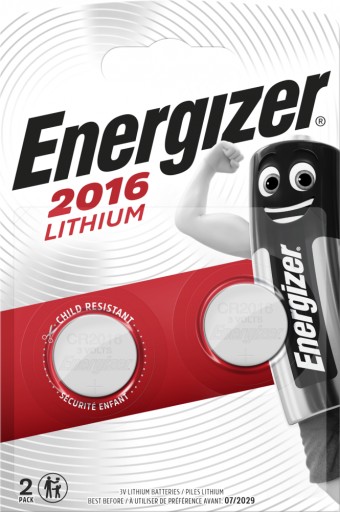 Energizer 3V CR2016 špecializovaná batéria 4 ks