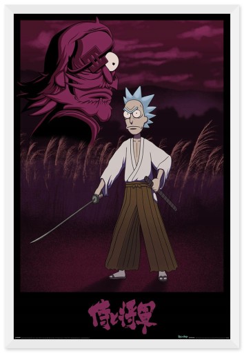 Nástenný plagát Rick and Morty Samurai 61x91,5 cm