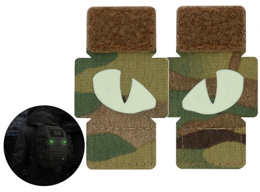 ZNAK TIGRICH OČÍ FLUO TigerEyes M-TAC MC CAMO
