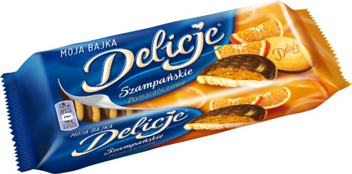 Delicje Szampańskie sušienky 147 g pomaranč