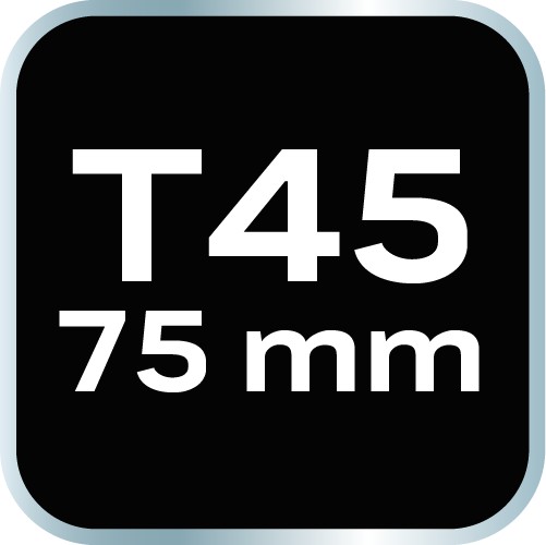 Bit TORX T45 x 75 mm, S2 x 2 ks.