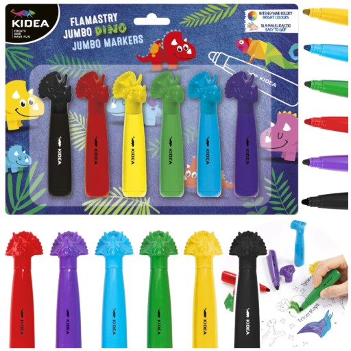 Fixky, fixky pre deti, hrubé fixy, DINOSAURY