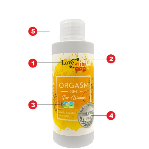Orgazmický gél pre ženy urýchľuje a umocňuje orgazmus 150ml
