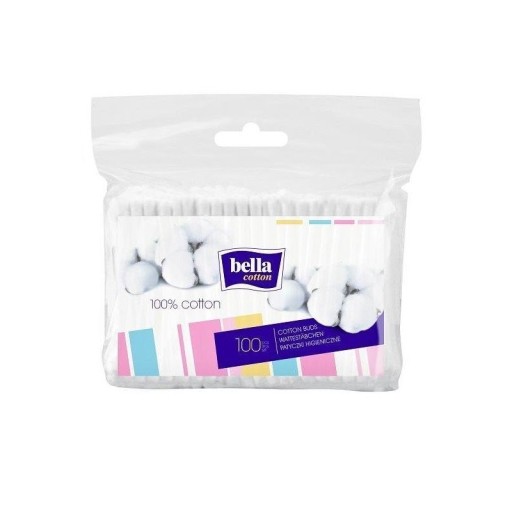 Vatové tyčinky Bella Cotton 100 ks