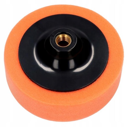 UNIVERZÁLNA LEŠTIACA HUBKA ORANŽOVÁ 125MM LEŠTENIE ZÁVITU M14