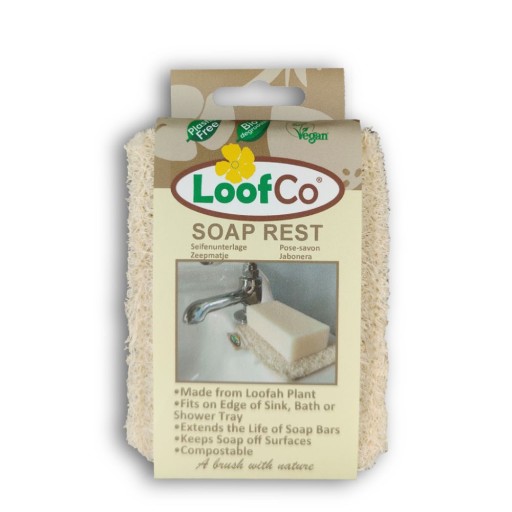 Miska na mydlo LoofCo vyrobená z egyptskej truvy, Natural