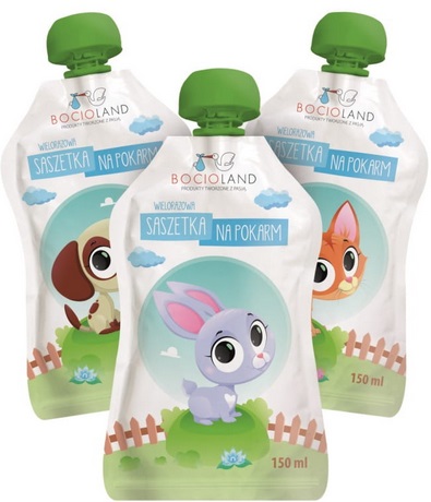 BOCIOLAND OPÄTOVNE POUŽITEĽNÉ SÁČKY, TUBY 150ml, 3 ks