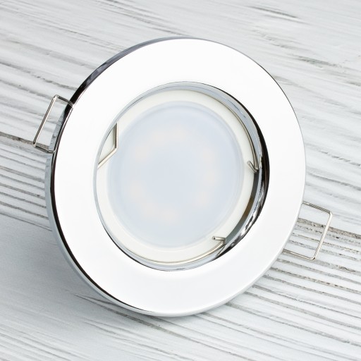 Sada svietidla HALOGEN Chrome + LED GU10 8W