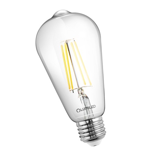 E27 EDISON ST64 LED žiarovka 8W = 60W 4000K Neutrál FILAMENT DEKORATÍVNE RETRO