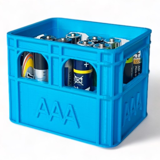 KAJAWIS organizér na AAA batérie, BATTERIES box, kufrík, EKO kontajner