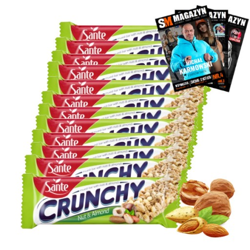 SANTE ovsená chrumkavá TYČINA 12x35 g ALMONT