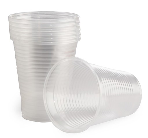 Priehľadný plastový pohár 200 ml OPÄTOVNE POUŽITEĽNÝ BEZ SUP 100 ks