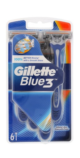 GILLETTE BLUE 3 COMFORT Holiace strojčeky 6 ks