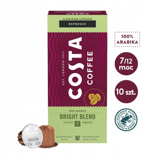 Káva pre NESPRESSO COSTA Signature Blend Espresso