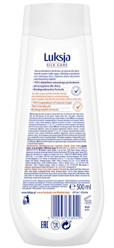 LUKSJA KRÉMOVÝ SPRCHOVÝ GÉL 500ML BAMBUCKÉ MASLO