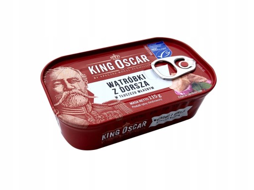 Treska pečeň vo vlastnom tuku 115g King Oscar MSC