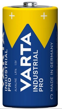 1x alkalická batéria Varta Industrial Pro C LR14