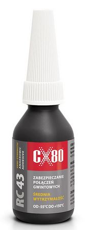 CX80 RC43 Anaeróbne lepidlo na zaistenie závitov 10 ml