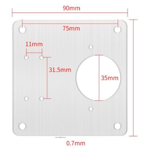 PÁNT SKRINE OPRAVNÁ DOSKA 90x90mm