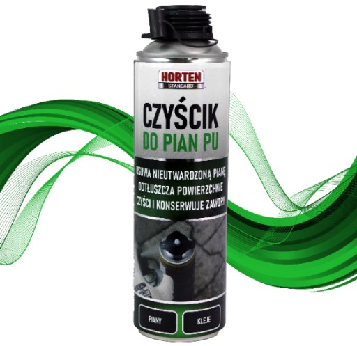 HORTEN ČISTIČ POLYURETÁNOVEJ PENY A PISTOLE 500 ML