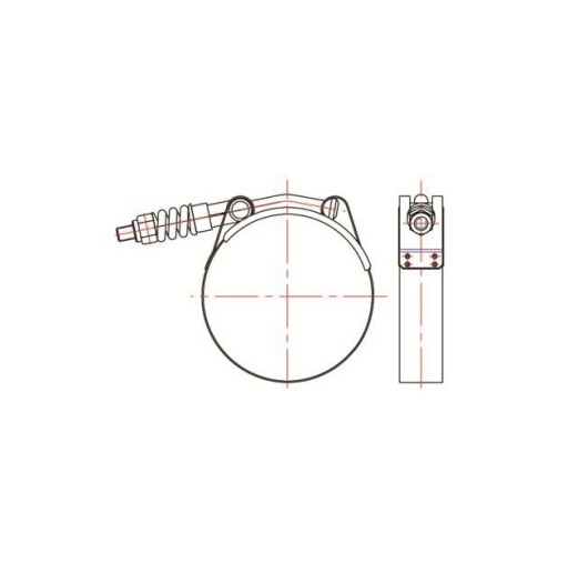 T-Clamp PRO 52-60mm svorka s pružinou