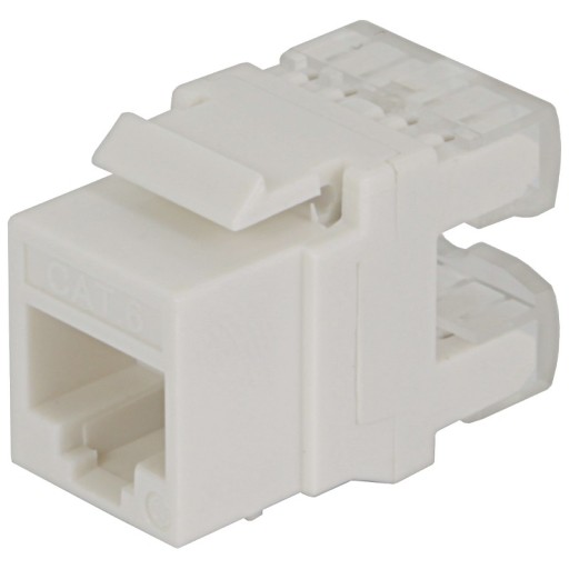 KEYSTONE RJ-45 ZÁSUVOVÝ MODUL RJ45 CAT.6 BIELA UTP