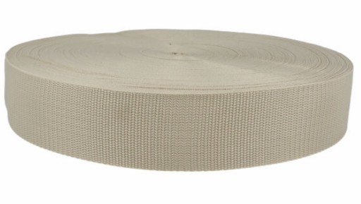 Páska na prenášanie koženého popruhu 5 cm 50 mm - Béžová