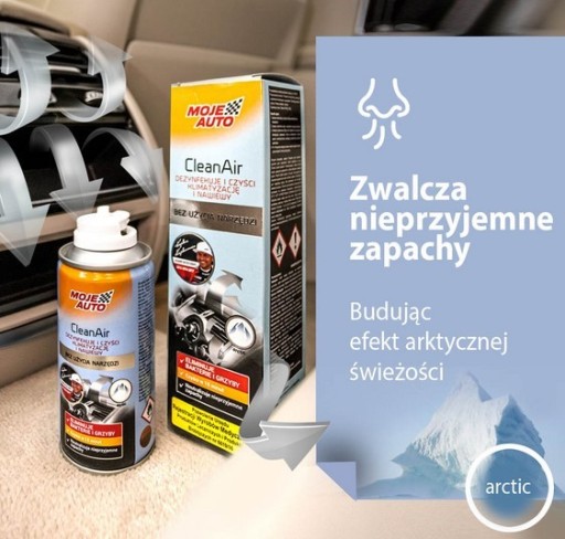 MA CleanAir Čistí klimatizáciu a vetracie otvory 19-583