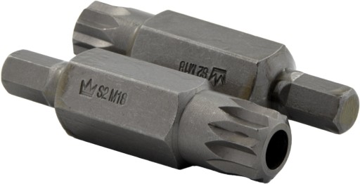 BIT 10mm DRÁŽKOVÝ KONEC M18 x 75mm S OTVOROM