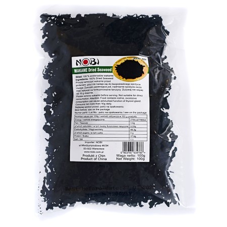 Wakame, sušené morské riasy 100g - Nobi