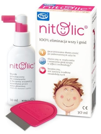 PIPI NITOLIC TEKUTINÁ NA VŠI HNIDU S HREBEŇOM 30 ML