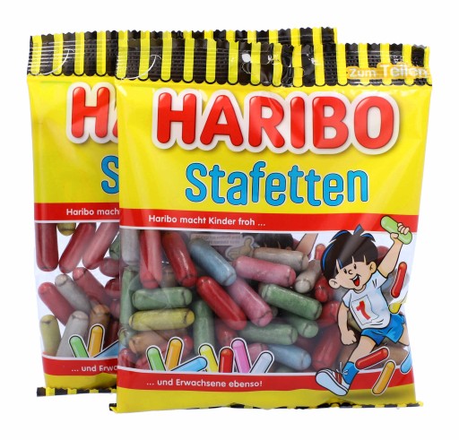 HARIBO Stafetten sladké drievko ovocné želé 160g DE