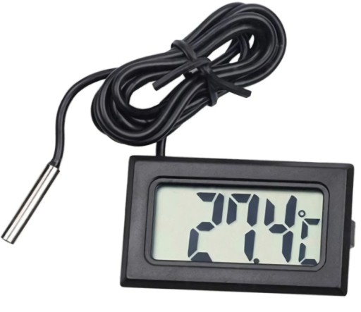 Elektronický LCD teplomer so sondou PRECISE