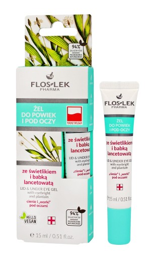 Floslek Pharma Gél s obočím a plantain na očné viečka a pod oči